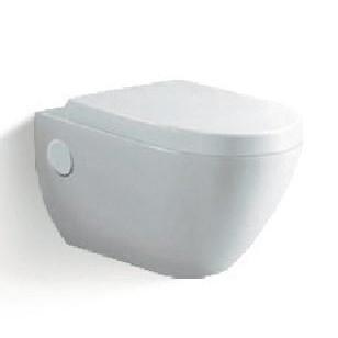 China Compact American Standard Wall Hung Wc With Flush Tank P Trap Toilet 200mm for sale