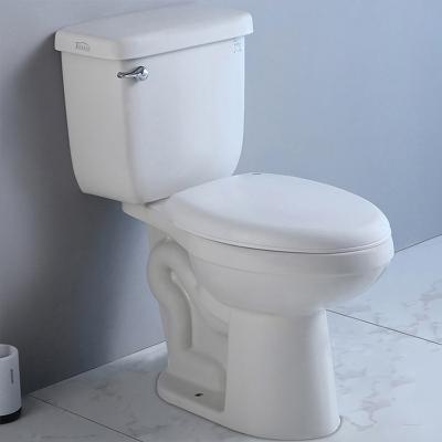 Chine Toilette 1,28 standard américaine en deux pièces de carte de travail Watersense de Gpf de toilettes de salles de bains d'hôtel à vendre