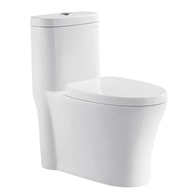 China Pressure Assist Siphon Flush Valve One Piece Skirted Toilet Bidet Map 1000G for sale
