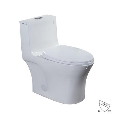 China American Standard 1 Piece Skirted Toilet With Top Flush Button 12