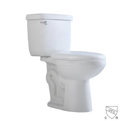 China Rimless Two Piece Toilet Ceramic Siphon Flushing Bathroom s-trap 250mm 300mm for sale