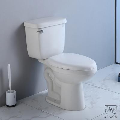 China Compact Two Piece Toilet Wall Hung Space Saver 720x400x800mm for sale