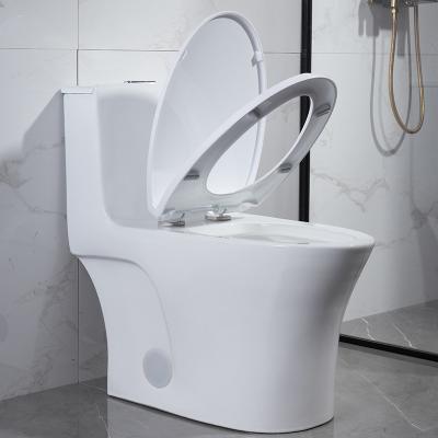 China 1.28 Gpf One Piece Tall Elongated Toilets For Elderly White Quiet Flush for sale