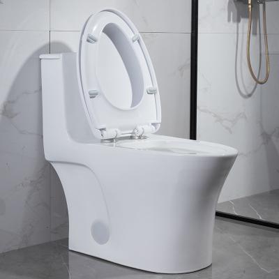 China Public Bathrooms Toilets Iapmo Ada American Standard Elongated Toilet One Piece Water Closet for sale