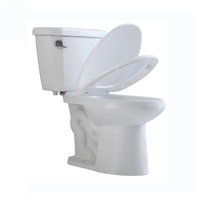 China Dual Flush American Standard Right Height Elongated Toilet 0.92/1.28 Gpf for sale
