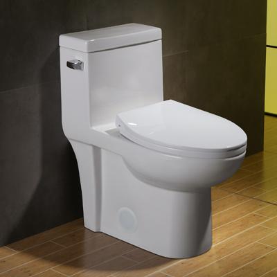 China Cupc Siphonic One Piece Toilet Chair Height Power Flush for sale