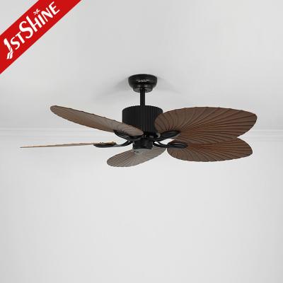 China Low Noise Decorative Tropical 5 Blades Ceiling Fan Large Airflow Energy Saving for sale