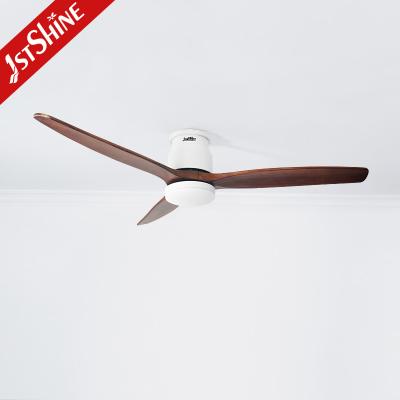 China Solid Wood Ceiling Fan For Indoor 5 Speeds  Remote Control dc motor bedroom for sale