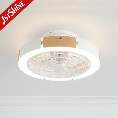 China Led Ceiling Fan With Remote And Light 6-Speed Choice Flush Mount Led Ceiling Fan Te koop