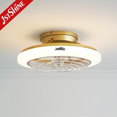 China Indoor Bedroom Ceiling Fan Light Gloden Modern Low Profile Ceiling Fan Light à venda