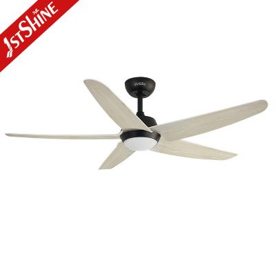 China LED 5 Blade Ceiling Fan , Living Room Quiet High Speed DC Ceiling Fan for sale