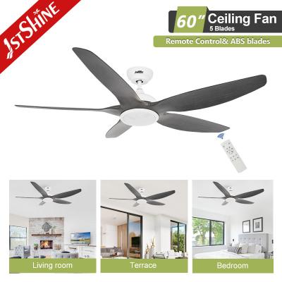 China Plastic Blade 52 Inch LED Ceiling Fan With LED Light APP Control à venda