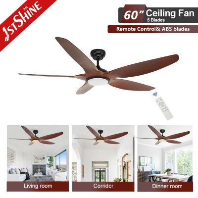 China living room Fancy 52 Inch LED Ceiling Fan ABS Blade Body LED Lamp Air Cooler en venta
