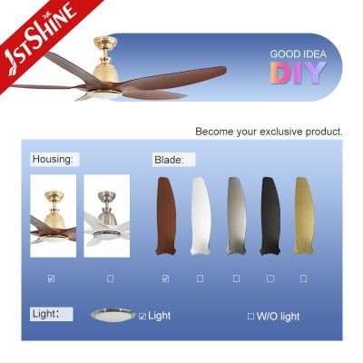 China 60 inch Decorative Ceiling Fan met 5 ABS bladen en 6 snelheid afstandsbediening Te koop