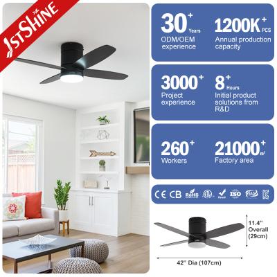 China 52 Inches Ceiling Fan Light with DC Motor and MDF Blades for Indoor Living Room for sale