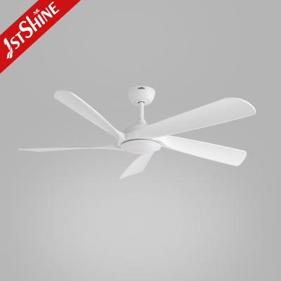 China Moderne plafondventilator van 52 inch met stille gelijkstroommotor en geïntegreerd LED-licht Te koop
