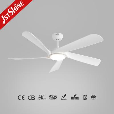 China Moderne plafondventilator van 52 inch met stille gelijkstroommotor en geïntegreerd LED-licht Te koop