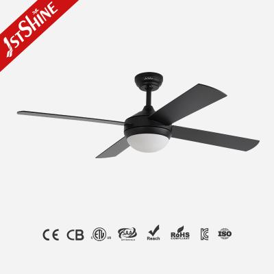 China 52 inch LED plafondventilator met afstandsbediening 6 snelheden en ≤ 30 dB geluid Te koop