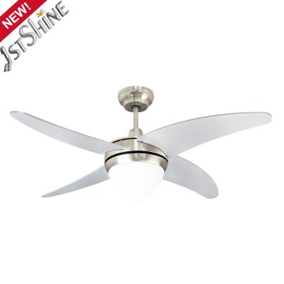 China 4 MDF Blades Modern LED Ceiling Fan Handheld Remote For Living Rooms for sale