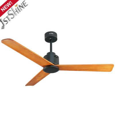 China Five Speed 52 Inch 3 Blade Ceiling Fan Saving Electricity 110V Low Voltage for sale