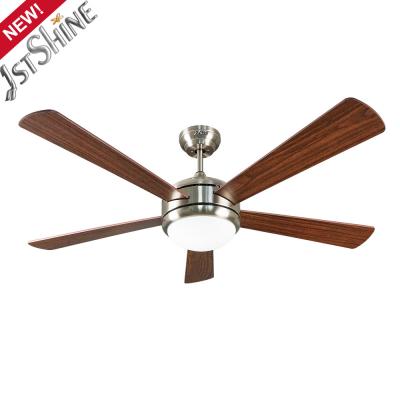 China OEM Remote Control Modern LED Ceiling Fan With Light 5 MDF Blades for sale