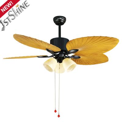 China Silent Motor Remote Control Classic Ceiling Fans With Light Five Blades for sale
