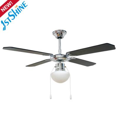 China CCC ROHS White Metal Blade Ceiling Fan 45 Inch Classic 3 Speed Choice for sale
