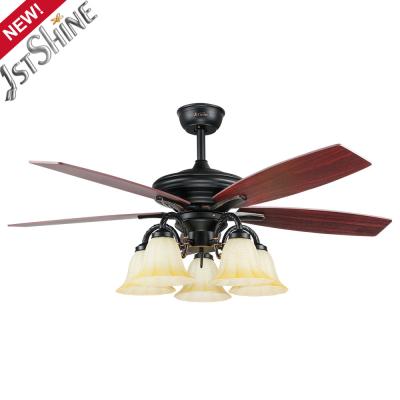 China 3 Speed Pull Chain Classic Ceiling Fans 5 Plywood Blades Hotel Decorative for sale
