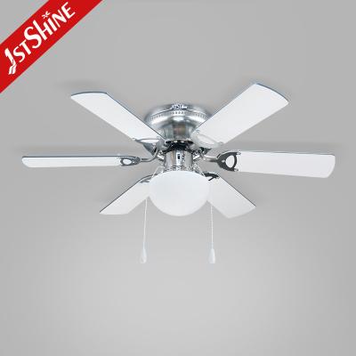 China 32 Inch 6 MDF Blade Classic Ceiling Fans Remote Control Energy Efficient for sale