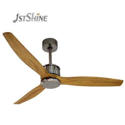 China Low Electricity Consumption Solid Wood Ceiling Fan Air Cooling 5 Speed Choice for sale