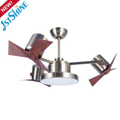 China 44 Inch AC Motor Modern Dimmable LED Ceiling Fan ABS Plastic Blades for sale