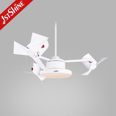 China Power Saving ABS Blade Home Office Ceiling Fan With Light 3 Color for sale