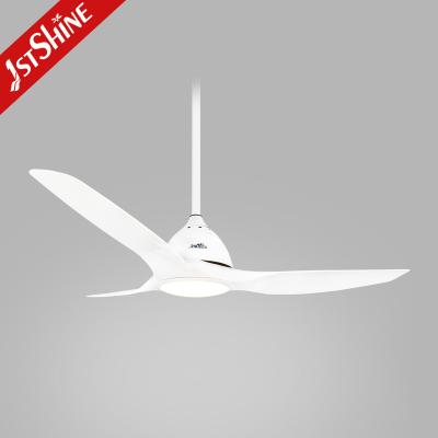 China Remote Control Plastic Ceiling Fan With Integrated 18 Watt LED Light for sale