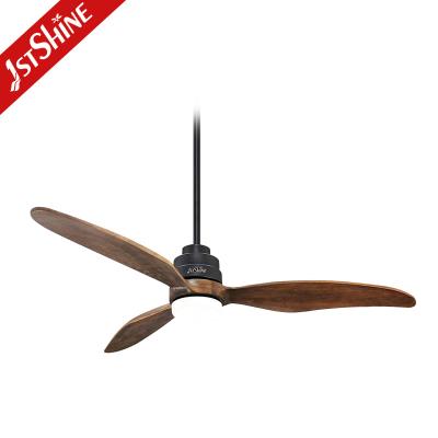 China New Arrival DC Motor 3 Solid Blades Decorative Led Ceiling Fan With Light for sale
