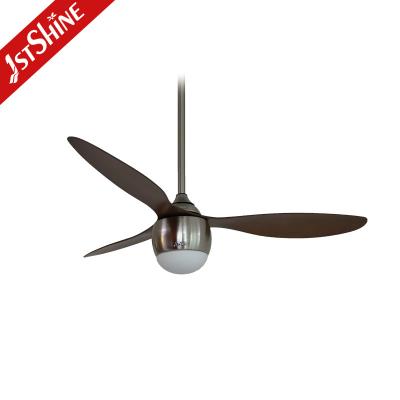 China 52 Inch 3 ABS Wood Blades Ceiling Fan With Light For Bedroom School Hall for sale