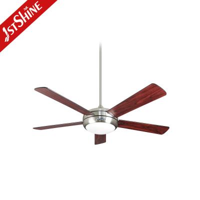 China Remote Control ROHS Modern Flush Mount Ceiling Fan With Light for sale