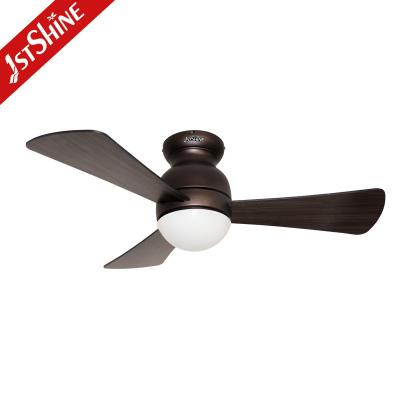 China RoHS 42inch Color Changing Modern Fan Ceiling Lights With 3 MDF Blades for sale