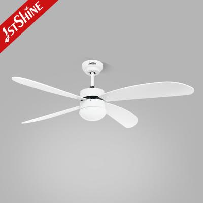 China 230V Plywood Blade LED Ceiling Fan With 6 Speeds Remote Control for sale