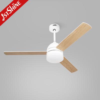 China 50W Indoor Remote Control Modern LED Ceiling Fan With 3 MDF Blades for sale