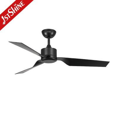 China Home Black ABS Blades 5 Speed Low Noise Ceiling Fan With Remote Control for sale