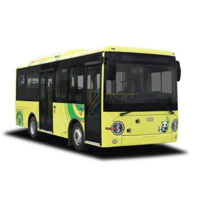 중국 LHD 7.3m 25 인승 미니 버스 디젤 엔진 시내 버스 4유로 배기 판매용