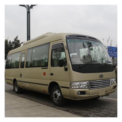 China 13-19 Seats Leaf Spring Air Conditioned Coaster Bus LHD/RHD for sale