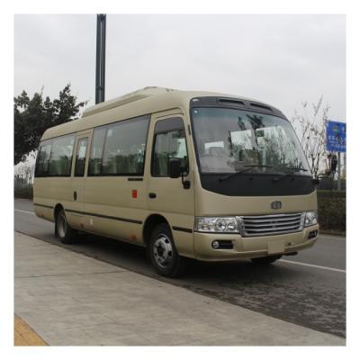 China 7m Air Conditioned Diesel Coaster Buses Leaf Spring 22-26 Seats for sale