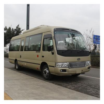 China 7m Diesel Coaster Buses 22 Seater Manual 5 Gears Forward Luxury City Bus for sale