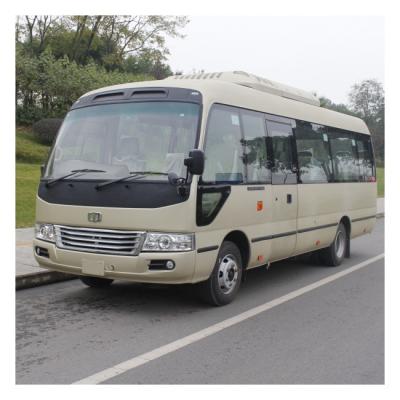 China Yuchai Engine 95kw 22 Seater Coaster Buses Manual 5 Gears Forward for sale
