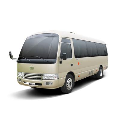 中国 7m 26 SeaterのコースターはYuchaiエンジンの小型シャトル バスをバスで運ぶ 販売のため