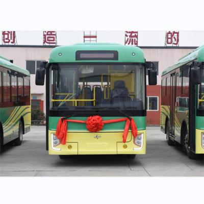 China 7.7m 25 Seats Air Brake Rear Engine Inner City Bus 4 Cylinders Inline for sale