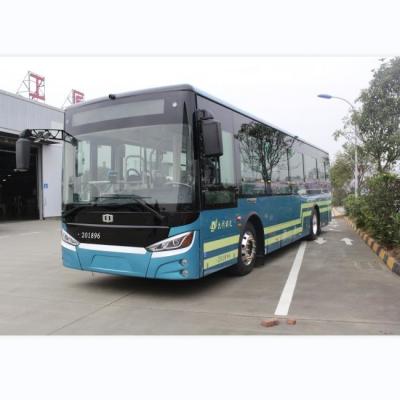 Cina bus di giro di 10.5m City Road con i bus urbani elettrici puri della città del bus 30seat del pavimento basso di Aero-condizione in vendita