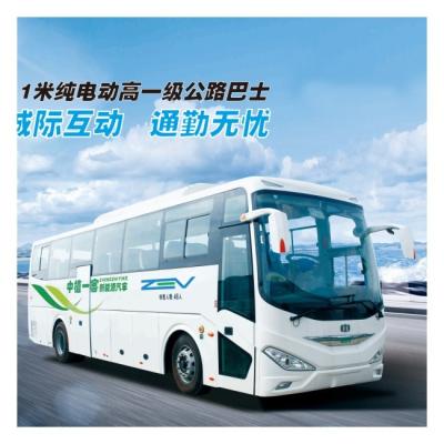China 11m Intercity Electric Bus DANA Axle Zev Tourist Coach Bus With 45 Seats for sale
