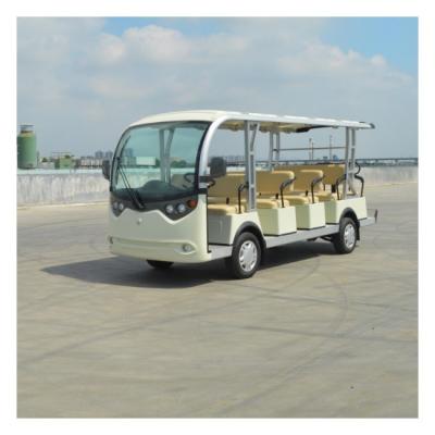 China 14 Seats Electric Sightseeing Bus 72v Lithium Battery Custom Golf Carts For Park en venta